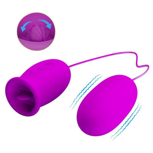 Pretty Love – Vibrateur rechargeable daisy dual egg violet