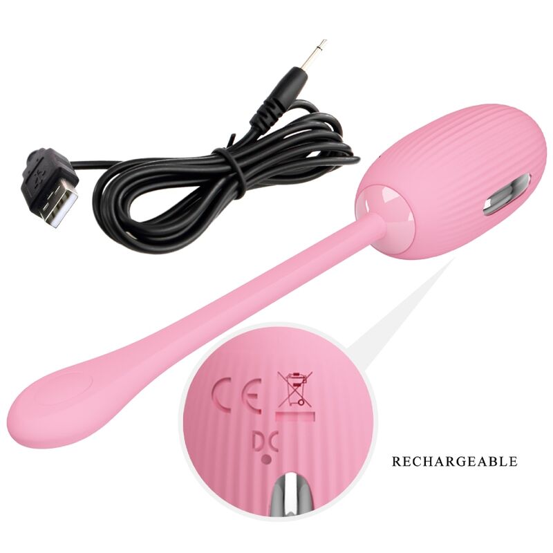 PRETTY LOVE - DOREEN HUEVO RECHARGEABLE VIBRADOR ROSA