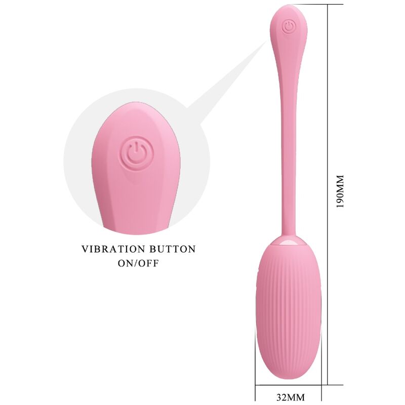 PRETTY LOVE - DOREEN HUEVO RECHARGEABLE VIBRADOR ROSA