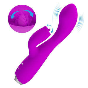 Pretty Love – Vibrateur lapin rechargeable gloria imperméable violet