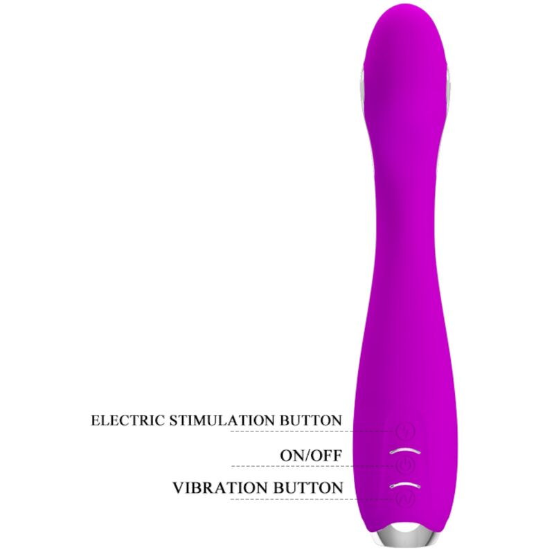 PRETTY LOVE - HECTOR VIBRADOR ELECTROSHOCK RECHARGEABLE &amp; WATERPROOF MORADO