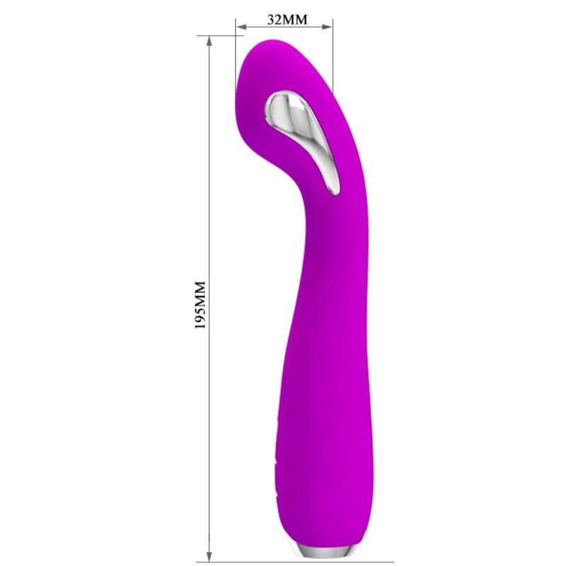 PRETTY LOVE - HECTOR VIBRADOR ELECTROSHOCK RECHARGEABLE &amp; WATERPROOF MORADO