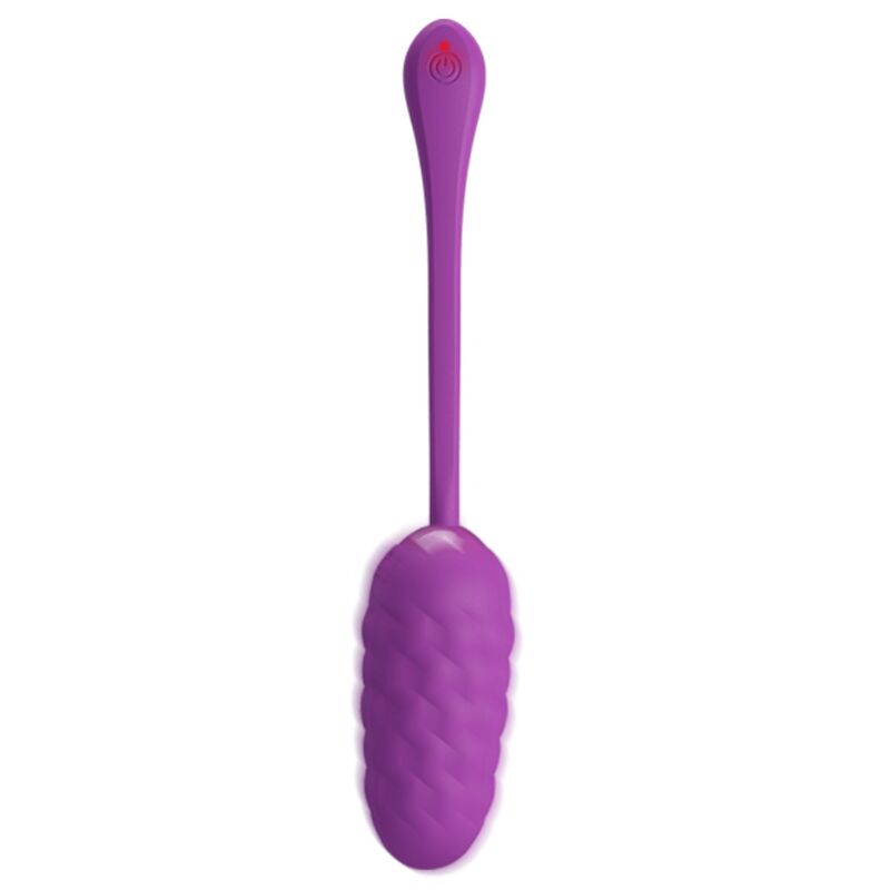 PRETTY LOVE - HUEVO VIBRADOR WITH TEXTURA MARINA RECARGABLE MORADO