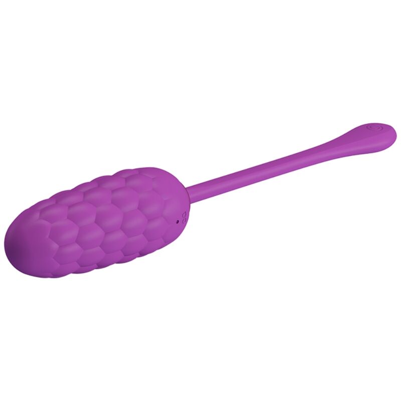 PRETTY LOVE - HUEVO VIBRADOR WITH TEXTURA MARINA RECARGABLE MORADO