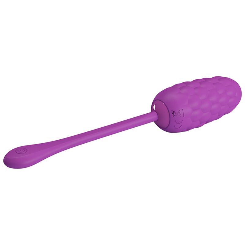 PRETTY LOVE - HUEVO VIBRADOR WITH TEXTURA MARINA RECARGABLE MORADO