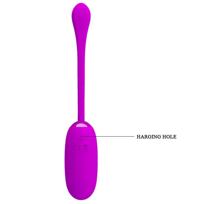 PRETTY LOVE - JULIUS HUEVO WATERPROOF &amp; RECHARGEABLE VIBRADOR MORADO