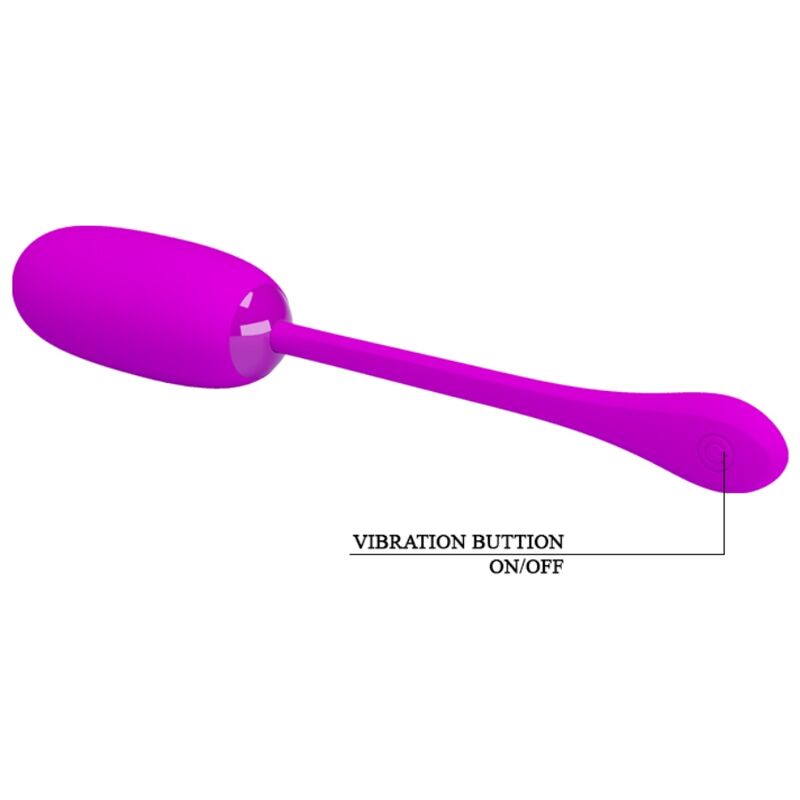 PRETTY LOVE - JULIUS HUEVO WATERPROOF &amp; RECHARGEABLE VIBRADOR MORADO