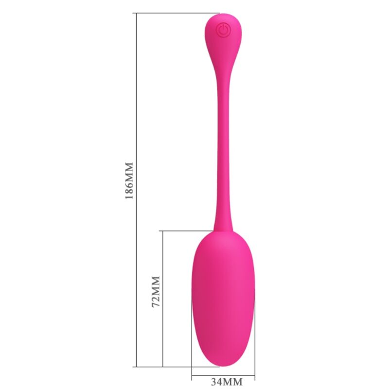 PRETTY LOVE - KNUCKER HUEVO RECARGABLE VIBRADOR ROSA