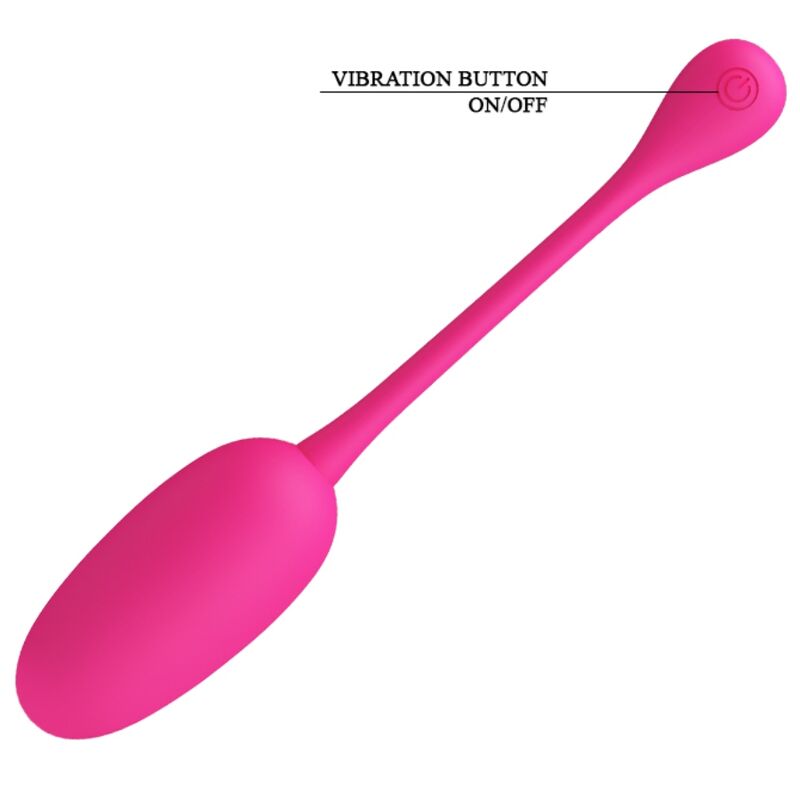 PRETTY LOVE - KNUCKER HUEVO RECARGABLE VIBRADOR ROSA