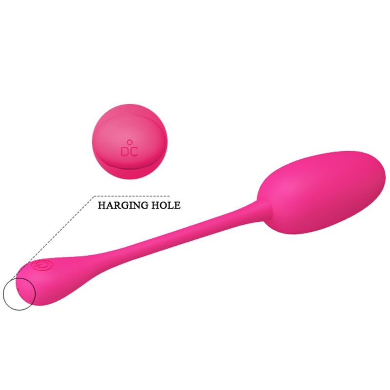 PRETTY LOVE - KNUCKER HUEVO RECARGABLE VIBRADOR ROSA
