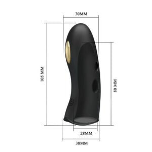 Pretty Love – Couvre-doigts électro-stimulateur marico noir