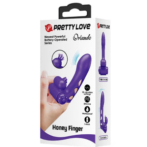 Pretty Love – Couvercle de doigt vibrateur orlando violet