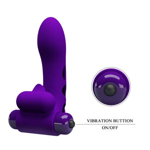Pretty Love – Couvercle de doigt vibrateur orlando violet
