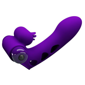 Pretty Love – Couvercle de doigt vibrateur orlando violet