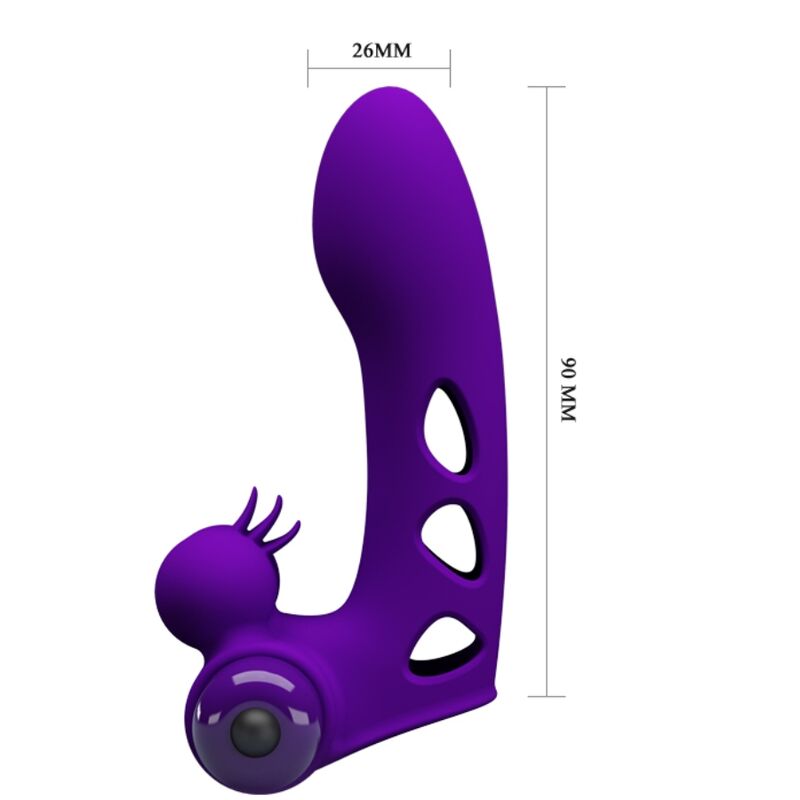 MOOIE LIEFDE - ORLANDO FUNDA DE DEDO VIBRADOR MORADO