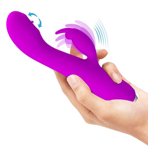Pretty Love – Vibrateur rechargeable rachel avec ondes stimulantes violet