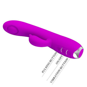 Pretty Love – Vibrateur regina - ondes stimulantes rechargeables violet
