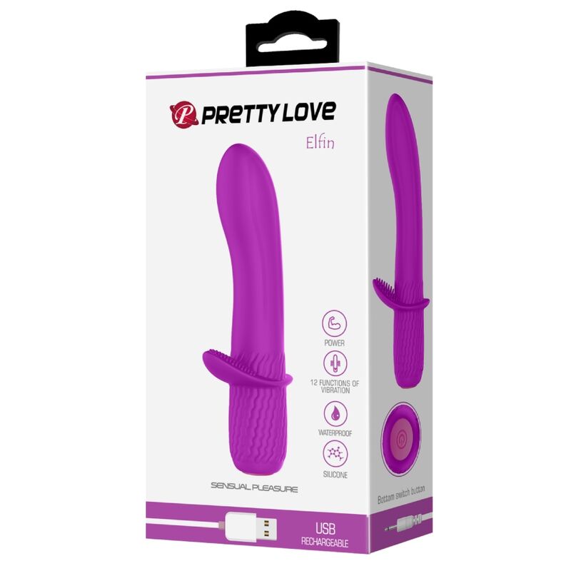 PRETTY LOVE - TROY RECHARGEABLE VIBRADOR MORADO