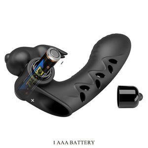 Pretty Love – Couvercle de doigt vibrateur lapin noir vance