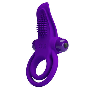 Pretty Love – Anneau pénis vibrant violet
