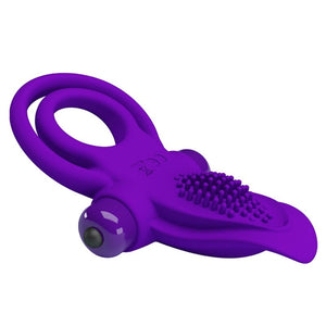 Pretty Love – Anneau pénis vibrant violet