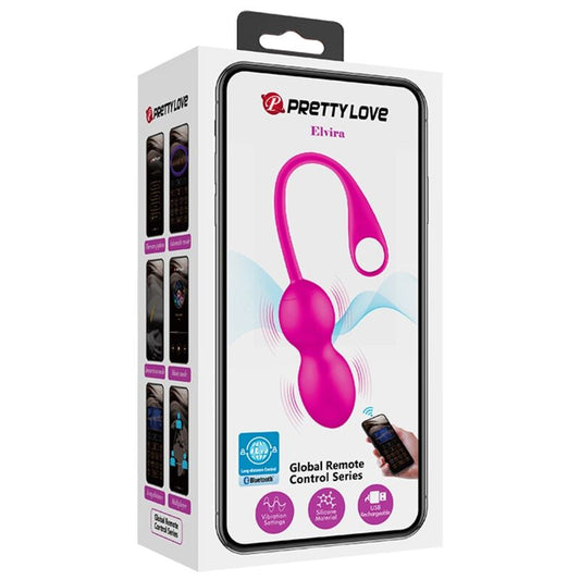 PRETTY LOVE - ELVIRA BOLAS RECARGABLE VIBRADORAS ROSA