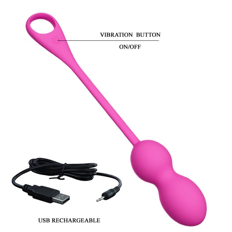 PRETTY LOVE - ELVIRA BOLAS RECARGABLE VIBRADORAS ROSA