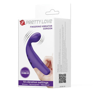 Pretty Love – Vibrateur doigt rechargeable gorgon violet