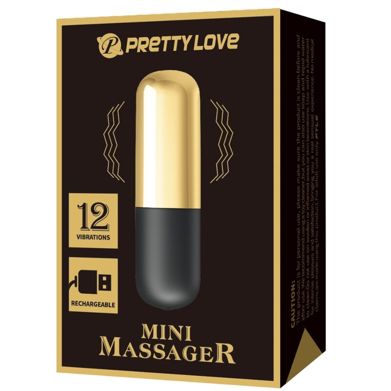 PRETTY LOVE - DORADO RECHARGEABLE VIBRADOR BALA