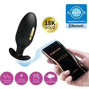 Pretty Love – Plug anal contrôlé par application jefferson noir