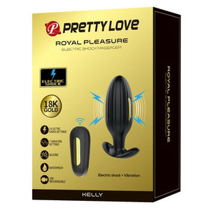 Pretty Love – Vibrateur anal rechargeable kelly plug noir