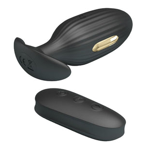 Pretty Love – Vibrateur anal rechargeable kelly plug noir