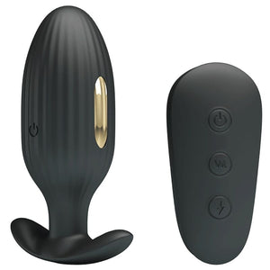 Pretty Love – Vibrateur anal rechargeable kelly plug noir