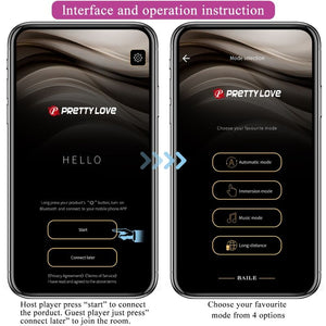 Pretty Love – Plug anal contrôlé par application jefferson noir