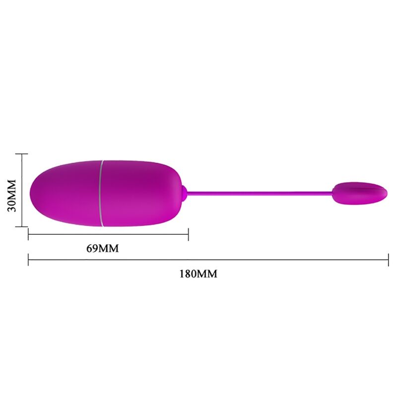 PRETTY LOVE - NYMPH HUEVO VIBRADOR CONTROLLED BY APP VIOLETA