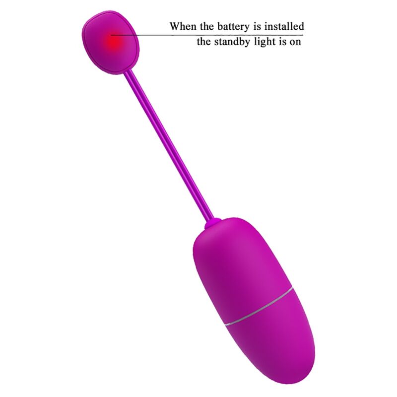 PRETTY LOVE - NYMPH HUEVO VIBRADOR CONTROLLED BY APP VIOLETA