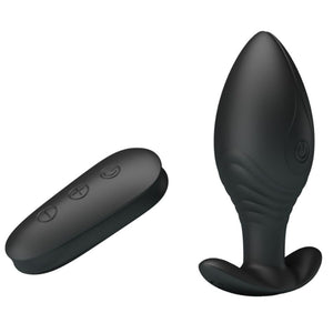 Pretty Love – Vibrateur rechargeable regina anal plug noir