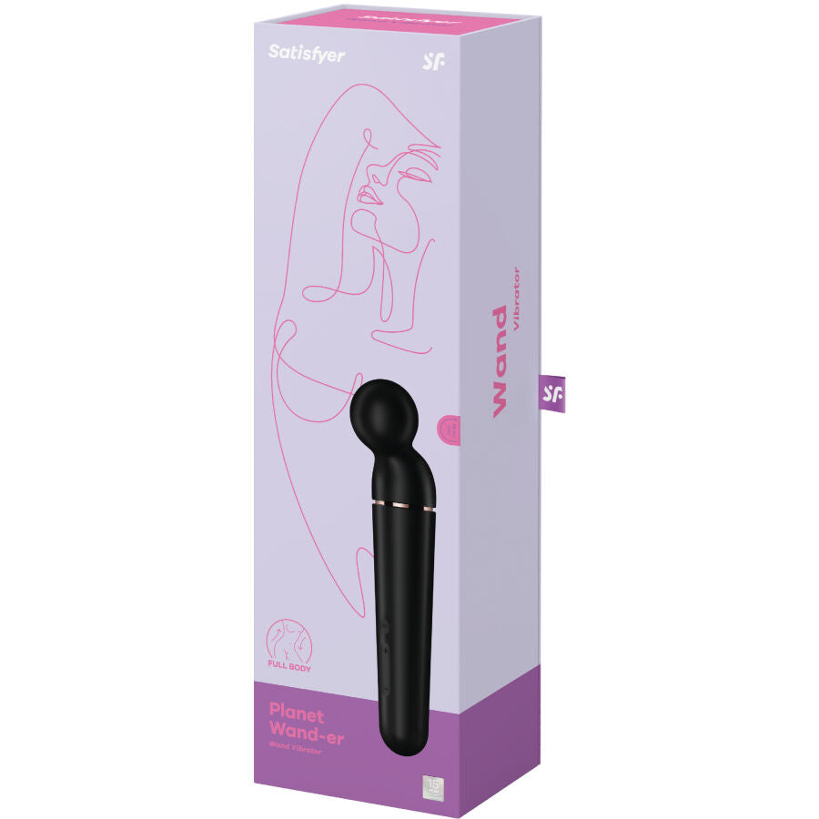 SATISFYER - MASSAGER VIBRATEUR PLANET WAND-ER BLEU