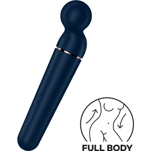 Satisfyer – Massager vibrateur planet wand-er bleu