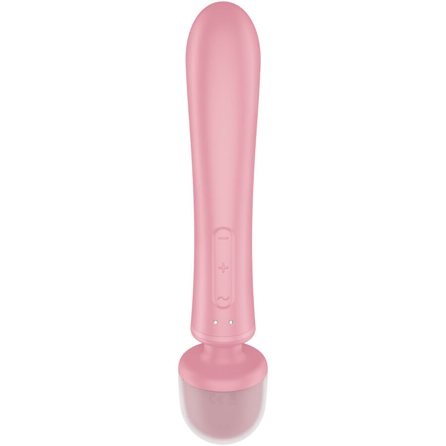 SATISFYER - MASSEUR VIBRATEUR LAPIN TRIPLE LOVER GRIS