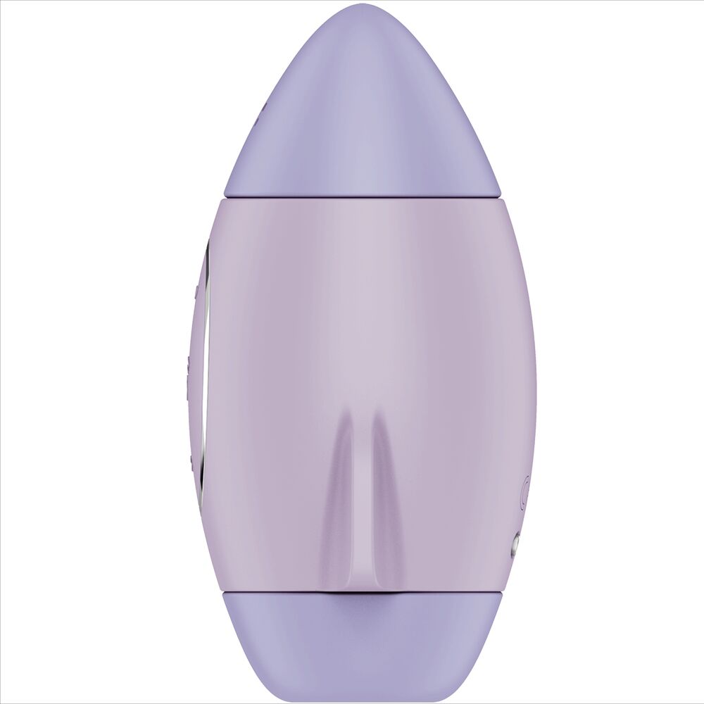 SATISFYER - MISSION CONTROL BLEU PETIT VIBRATEUR  DOUBLE IMPULSION