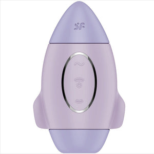 Satisfyer – Mission control bleu petit vibrateur double impulsion