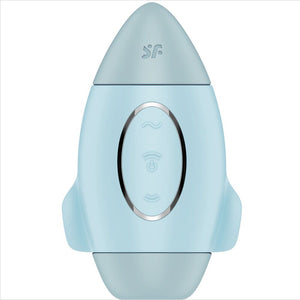 Satisfyer – Mission control bleu petit vibrateur double impulsion