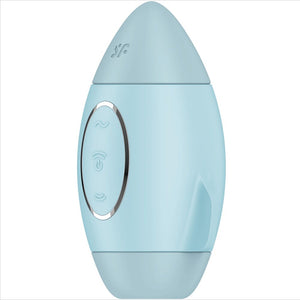 Satisfyer – Mission control bleu petit vibrateur double impulsion