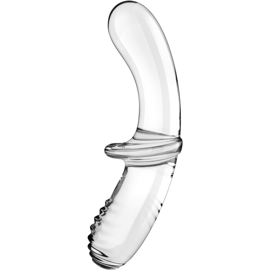 Satisfyer – Gode double cristal bleu