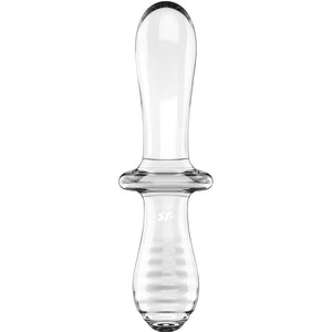 Satisfyer – Gode double cristal bleu
