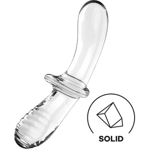 Satisfyer – Gode double cristal bleu
