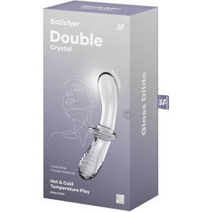 Satisfyer – Gode double cristal bleu