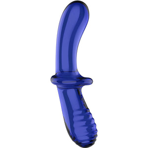 Satisfyer – Gode double cristal bleu