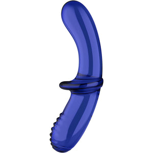 Satisfyer – Gode double cristal bleu